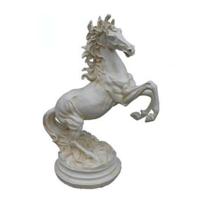 Sculpture de chevaux lourds abstraits en cuivre coloré Pégase cheval statues décoration 64 cm