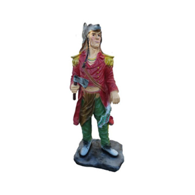 Statue Sculpture Bûcheron 75 cm Figurine Statues Sculptures Figurines peintes à la main