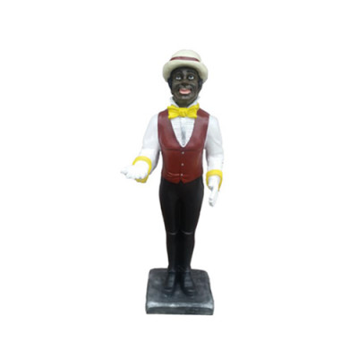 Butler Figurine Statue Figures Statues Sculpture Restaurant Hôtel 95cm Étagère Neuf