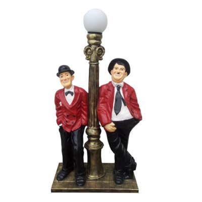 Statue déco Lampe Sculpture 110 cm Statues Sculptures Charlie Chaplin Lumière Neuve