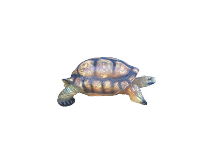Figurine de décoration salon statue moderne tortue jardin peinte 110 cm déco