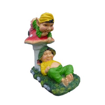 Trolls paresseux et au chômage pour le jardin 60cm décoration statue figurines sculpture