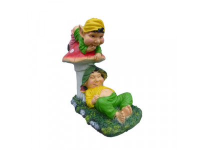 Trolls paresseux et au chômage pour le jardin 60cm décoration statue figurines sculpture