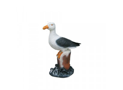 Figurine déco mouette oiseau jardin figures sculpture statues sculptures 43cm neuf