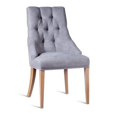 Chesterfield fauteuil design chaise tissu chaises rembourrage luxe fauteuil salle à manger