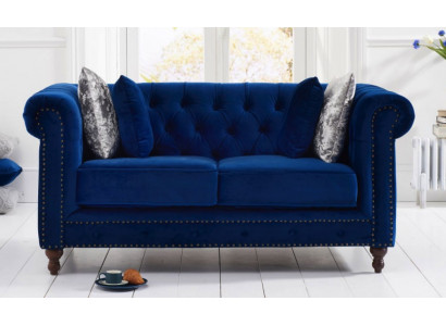 Canapé Chesterfield Sofa en tissu rembourré canapé en cuir ensemble de canapé 2 places