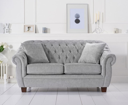 Canapé Chesterfield Sofa Cuir Couchage Tissu Cuir Canapés Coussins Ensemble 2 Places