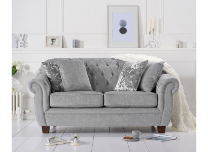 Canapé Chesterfield Sofa Cuir Couchage Tissu Cuir Canapés Coussins Ensemble 2 Places