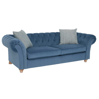 jvmoebel ® canapé en cuir - canapé design à deux places, garniture bleue neuve