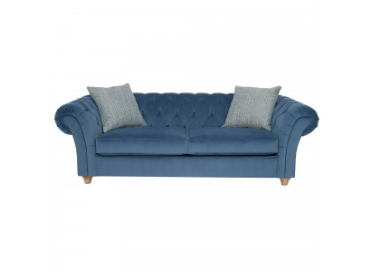jvmoebel ® canapé en cuir - canapé design à deux places, garniture bleue neuve