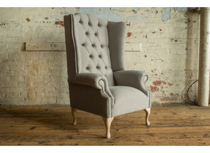 Fauteuil Chesterfield Wingback Sofa Siège rembourré Fauteuil Salon Relax Club