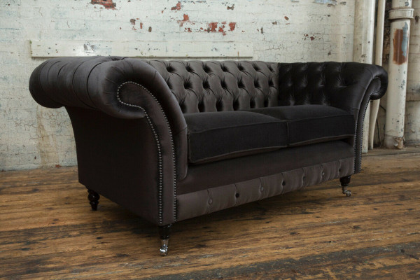 Canapé Chesterfield 2 places design capitonné canapés sofa NEUF deux places