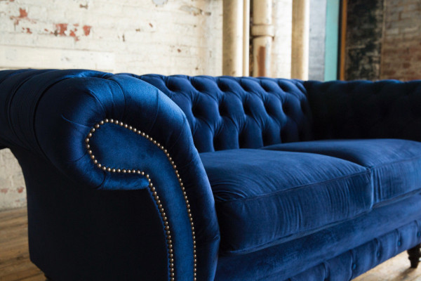 Canapé Chesterfield 2 places rembourré canapé design ensemble canapé deux places