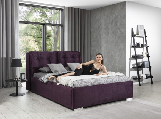 Conception Bett Lit de luxe Lits luxueux Textile Chambre moderne 140/160/180/200