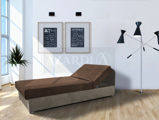 Lit Lits 80*200 Chambre à coucher Cuir Rembourrage Textile Cadre de lit Tissu Textile