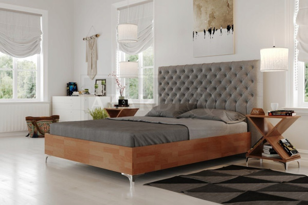 Conception de matelas de lit de luxe double hôtel lits 160x200cm chambre à coucher cuir
