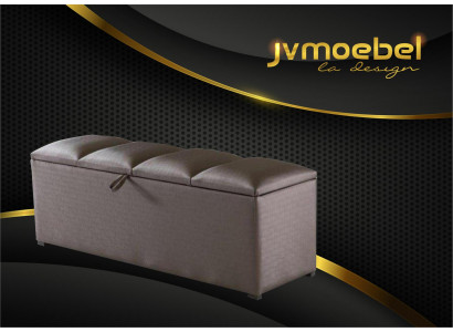 Coffre de rangement de poitrine Tabouret de chambre de luxe Tabouret textile