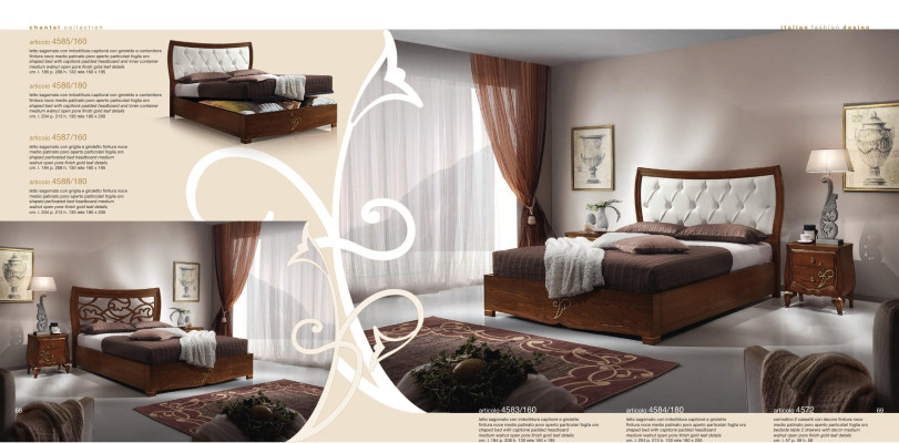 Lit double lits cadres de lit lit bois double chambre à coucher marron moderne 160x200.