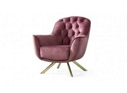 Designer Chesterfield Fauteuil exclusif à un siège en tissu pour salon
