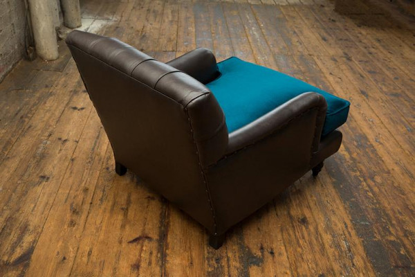 Canapé en cuir Chesterfield Designer canapé 2 places en tissu neuf