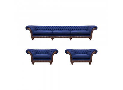 Designer salon Chesterfield ensemble de canapés de luxe sofas fauteuil 3 pièces