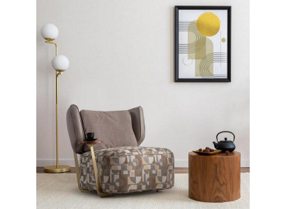 Fauteuil rembourré coloré Salon Fauteuil de designer Relaxation Solo Neuf
