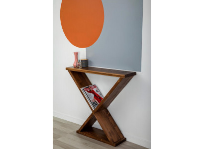 Table console brun Mobilier d'appoint moderne Table robuste luxueuse