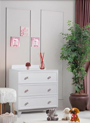 Chambre d'enfant ensemble moderne lit multicolore armoire commode lumineux neuf