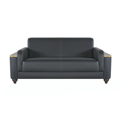 Salles de travail Canapés Design Moderne Ensemble de Salon 4 pièces Noir Uni