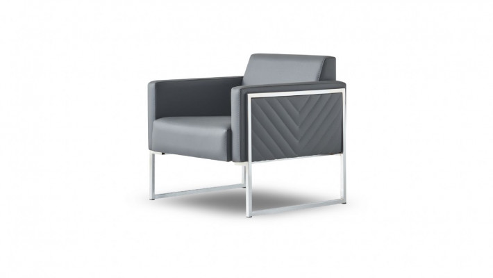 Ensemble de bureau 5 pièces 2x canapé 2 places 2x fauteuil table basse gris uni