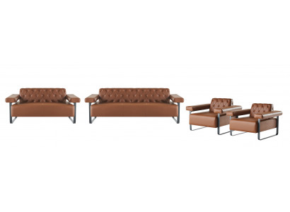 Canapé Chesterfield Boutons Canapés 4 pièces 3 places 2 places Fauteuil Moderne