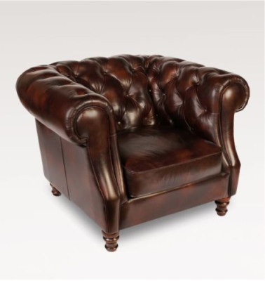 Canapé Chesterfield Grand XXL Blackpool en similicuir tissu rembourré.