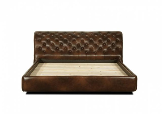 Chesterfield grand lit rembourré lit double antique noble lit royal NEUF
