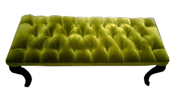 Pouf Chesterfield Repose-pieds Ottomane Canapé Cuir Tissu Textile Table d'appoint