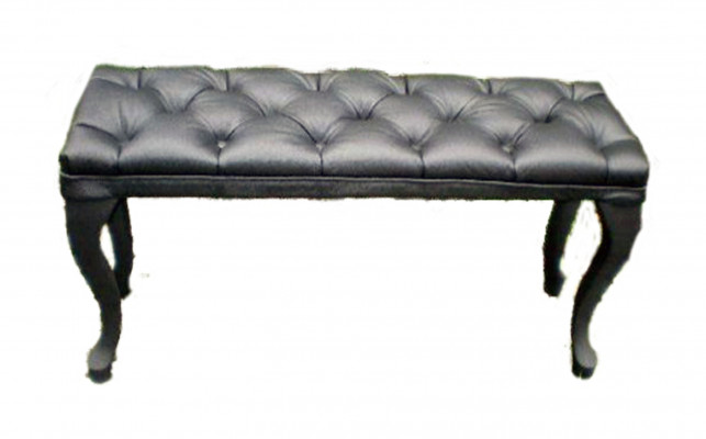 Pouf Chesterfield Repose-pieds Ottomane Canapé Cuir Tissu Textile Table d'appoint