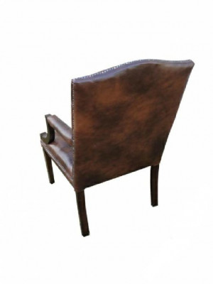 Trône antique Roi Chesterfield fauteuil imitation 1500 chaise de chevalier canapé sofa