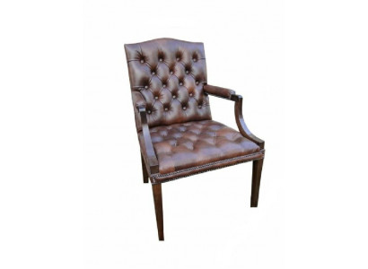Trône antique Roi Chesterfield fauteuil imitation 1500 chaise de chevalier canapé sofa