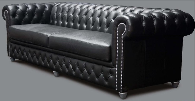 Chesterfield 3 places XXL canapé rembourré canapé sofa ensemble grands canapés 2016-22