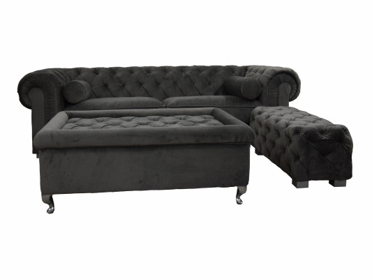 Canapé Chesterfield 3 places Sofa Designer Canapés Ensemble de Canapés SL Sofa 19