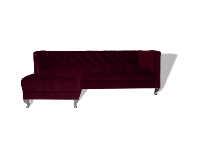 Canapé Chesterfield 3 PLACES Canapé de designer en tissu Canapés Ensemble SLIII Sofa №4