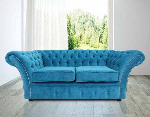 Canapé Chesterfield Sofa Polster Sofas Classique 2 places Cuir Tissu Winchester