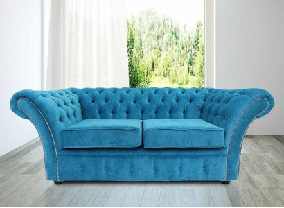 Canapé Chesterfield Sofa Polster Sofas Classique 2 places Cuir Tissu Winchester