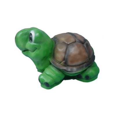 Figurine de décoration pour salon Statue moderne Tortue peinte pour jardin 36 cm Déco