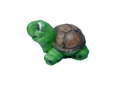 Figurine de décoration pour salon Statue moderne Tortue peinte pour jardin 36 cm Déco