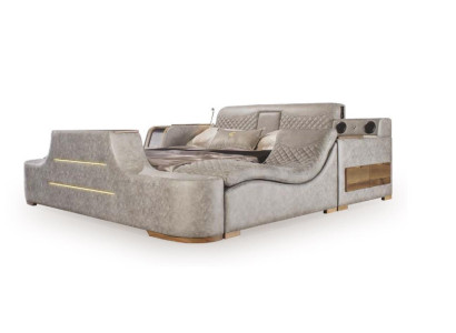Exquis Lit Multifonctionnel avec Ascenseur avec Lit de Chaise Longue Dimensions du Lit dans les Textiles