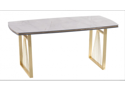 Luxus Tische Esszimmer Tisch Metall Esszimmertisch Moderner Möbel Gold Edelstahl