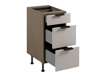 Küchenschrank Unterschrank Schrank 3 Schubladen Küchenzeile Küchenmöbel