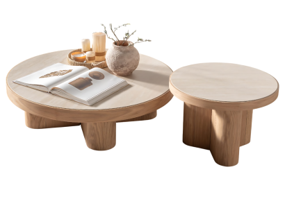 Couchtisch-Set aus Massivholz – Für ein elegantes und funktionales Wohnzimmer