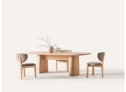Esszimmer Set 8 tlg – Stilvolles Set aus Esstisch und 6 Stühlen, konsole