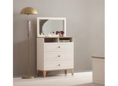 Exklusiver Schminktisch Designer Schlafzimmer Holz Kosmetiktisch
